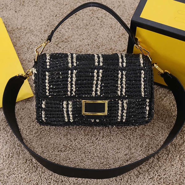 iconic weave baguette crossbody bag high version handbags purse lafite grass leather handle strap gold hardware magnetic buckle fashion
iconic weave baguette crossbody bag high version handbags purse lafite grass leather handle strap gold hardware magnetic buckle fashion