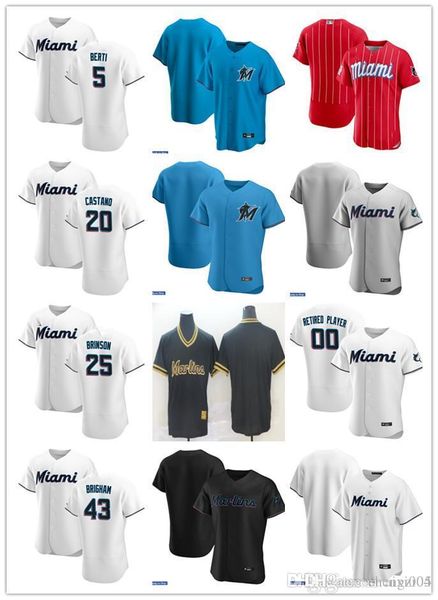 men women youth 43 jeff brigham 5 jon berti 25 lewis brinson 20 daniel castano custom baseball jersey blank blue white black red
men women youth 43 jeff brigham 5 jon berti 25 lewis brinson 20 daniel castano custom baseball jersey blank blue white black red