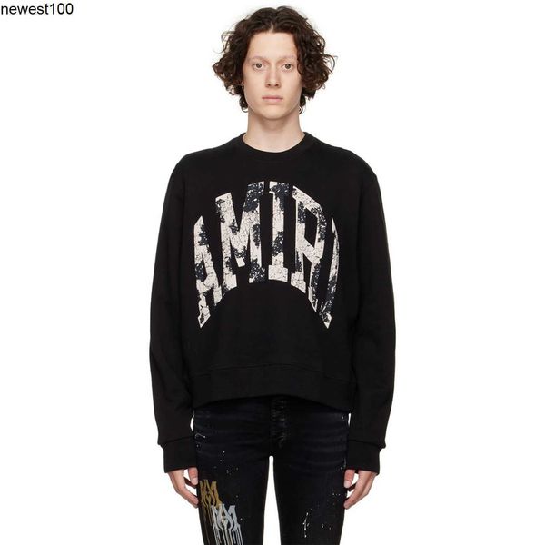 men's hoodies sweatshirts fashion brand amirs designer foam three-dimensional letters style loose men's women's round neck pu, Black
men's hoodies sweatshirts fashion brand amirs designer foam three-dimensional letters style loose men's women's round neck pu, Black