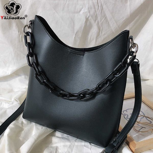 single package fashion shoulder bag with chain leather handbags ladies hand set large capacity bucket bags for women sac q1230
single package fashion shoulder bag with chain leather handbags ladies hand set large capacity bucket bags for women sac q1230