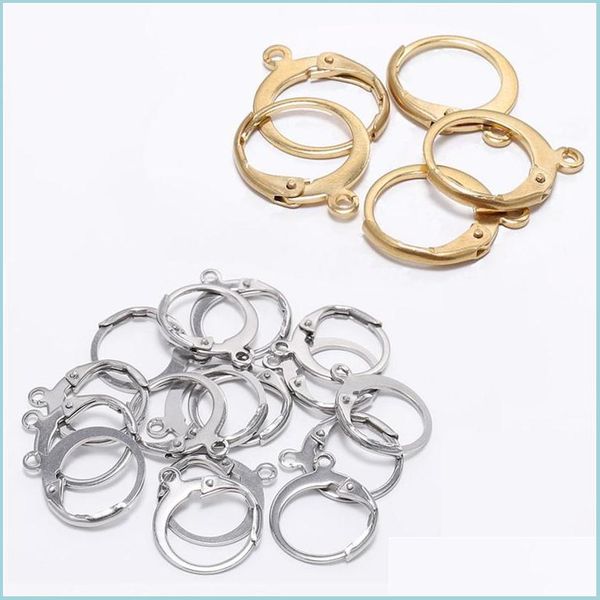 clasps hooks 20pcs/lot 14x12mm gold stainless steel french lever earring hooks wire settings base hoops earrings for diy jewelry mak dhm4e
clasps hooks 20pcs/lot 14x12mm gold stainless steel french lever earring hooks wire settings base hoops earrings for diy jewelry mak dhm4e