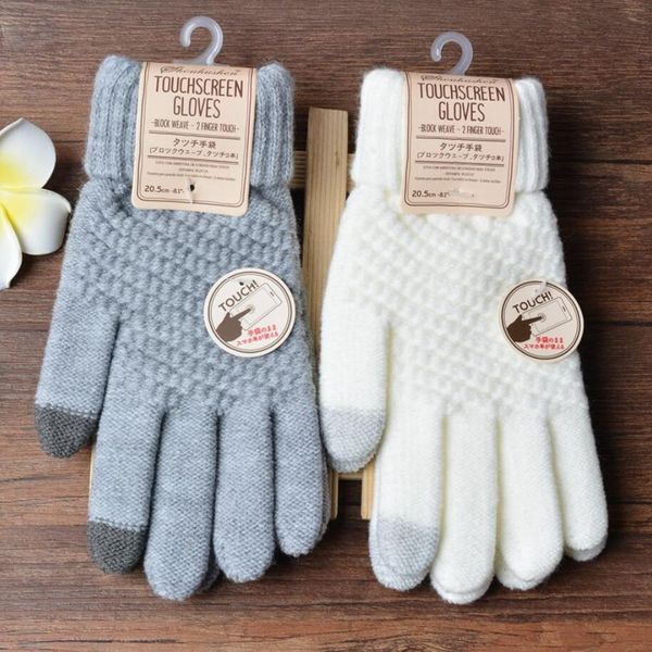 women men touch screen winter wrist gloves warm mittens solid color cotton warmer smartphones driving glove 9 colors, Blue;gray
women men touch screen winter wrist gloves warm mittens solid color cotton warmer smartphones driving glove 9 colors, Blue;gray