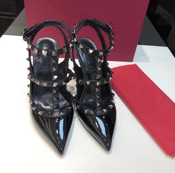 luxury high heel sandals women v brand rivets shoes 6cm 8cm 10cm thin heels pointed toe summer back empty high-heeled shoes nude size 34-44, Black
luxury high heel sandals women v brand rivets shoes 6cm 8cm 10cm thin heels pointed toe summer back empty high-heeled shoes nude size 34-44, Black