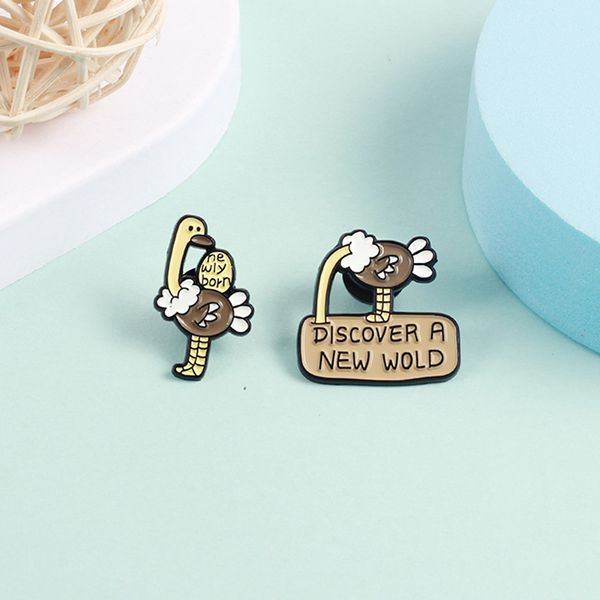 duck vintage brown cute brooches pin for women kids fahsion jewelry shirt coat dress denim bag decor metal enamel pin, Gray
duck vintage brown cute brooches pin for women kids fahsion jewelry shirt coat dress denim bag decor metal enamel pin, Gray