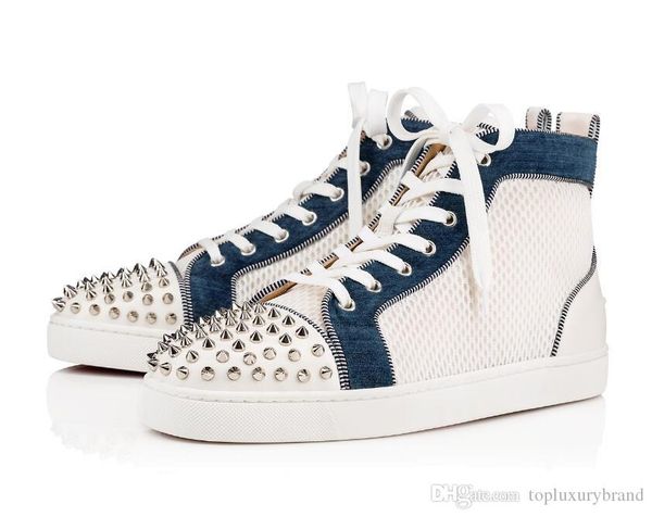 red-bottoms sandals christians white mesh sneakers fashion shoes with spikes pik pik orlato men's flat high trainers luxury wedding gdn, Black
red-bottoms sandals christians white mesh sneakers fashion shoes with spikes pik pik orlato men's flat high trainers luxury wedding gdn, Black