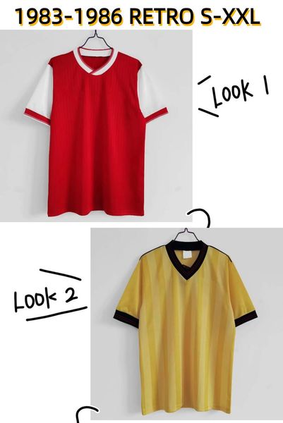 1983 1984 1985 1986 retro soccer jersey vintage camiseta de futbol 83 84 85 86 home red away yellow men classic football shirt s-2xl, Black
1983 1984 1985 1986 retro soccer jersey vintage camiseta de futbol 83 84 85 86 home red away yellow men classic football shirt s-2xl, Black
