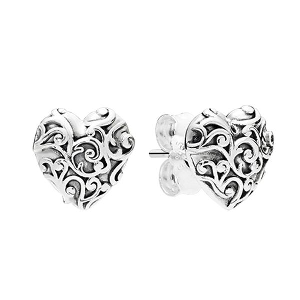 vintage love heart stud earring real 925 sterling silver wedding party jewelry for women grills with original box for pandora heart-shaped g, Golden;silver
vintage love heart stud earring real 925 sterling silver wedding party jewelry for women grills with original box for pandora heart-shaped g, Golden;silver