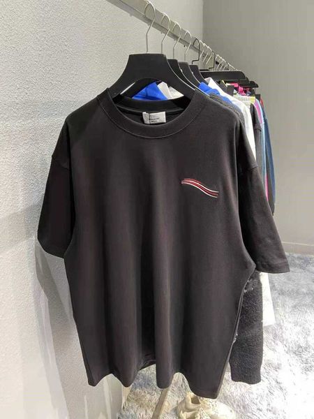 fashion brand designer t shirt letter embroidery short sleeve paris men and women short sleeve black, White;black
fashion brand designer t shirt letter embroidery short sleeve paris men and women short sleeve black, White;black