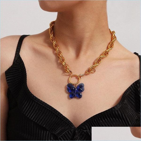 chokers chokers minimalist style ins alloy twisted cute blue acrylic butterfly pendant women choker necklace chic female jewelry gif dhgnv, Golden;silver
chokers chokers minimalist style ins alloy twisted cute blue acrylic butterfly pendant women choker necklace chic female jewelry gif dhgnv, Golden;silver
