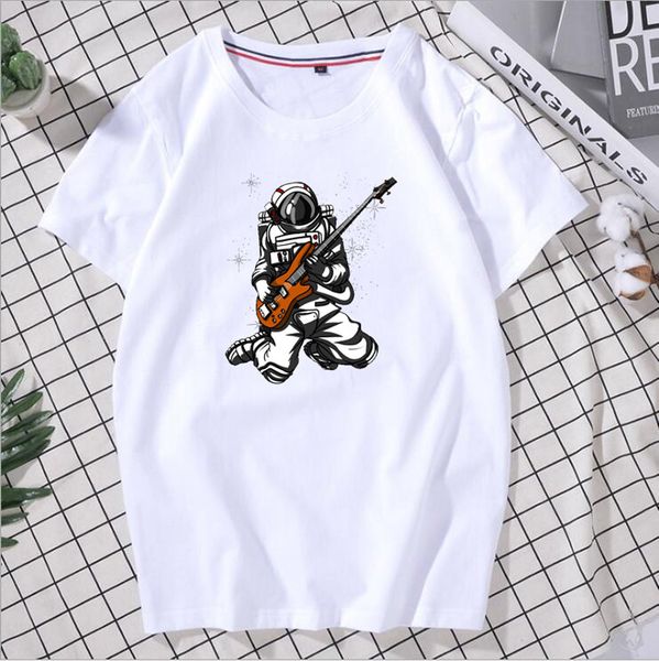 t shirt designer letter printing pure cotton round neck short sleeve black and white silent deep space skateboard undershirt lonely astronau, White;black
t shirt designer letter printing pure cotton round neck short sleeve black and white silent deep space skateboard undershirt lonely astronau, White;black