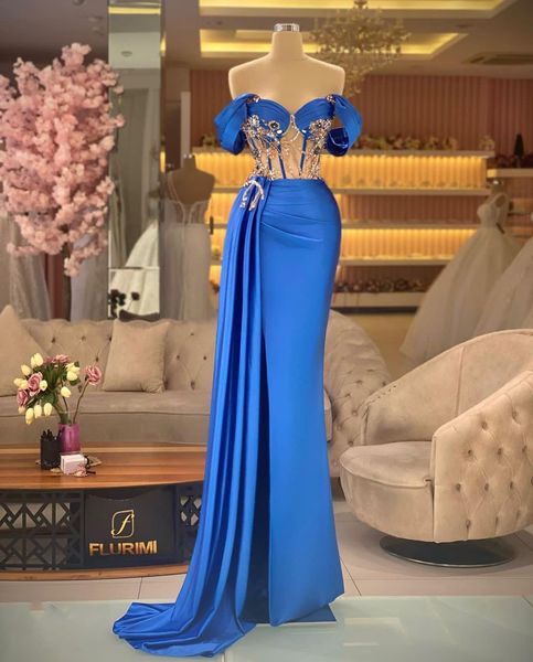 dark blue prom dresses sleeveless satin off shoulder v neck appliques sequins beaded evening dresses gowns side slit floor length party gown, Black
dark blue prom dresses sleeveless satin off shoulder v neck appliques sequins beaded evening dresses gowns side slit floor length party gown, Black