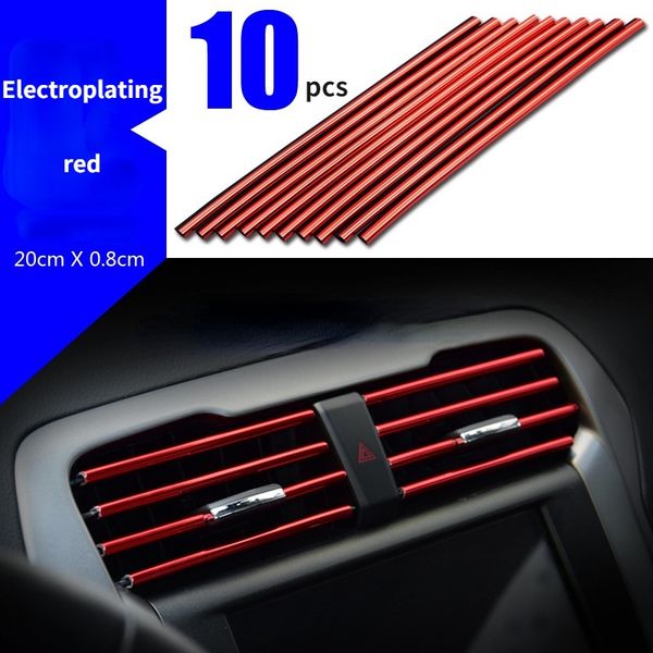 10pcs car air conditioning outlet decorative strip mesh clip strip u-shaped electroplating bright chrome-plated color
10pcs car air conditioning outlet decorative strip mesh clip strip u-shaped electroplating bright chrome-plated color