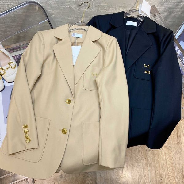 letter-embellished blazer coat jacket 2022fw brand designer womnes jackets early autumn new v-shaped positioning embroidery bees c xyz2023, Black;brown
letter-embellished blazer coat jacket 2022fw brand designer womnes jackets early autumn new v-shaped positioning embroidery bees c xyz2023, Black;brown