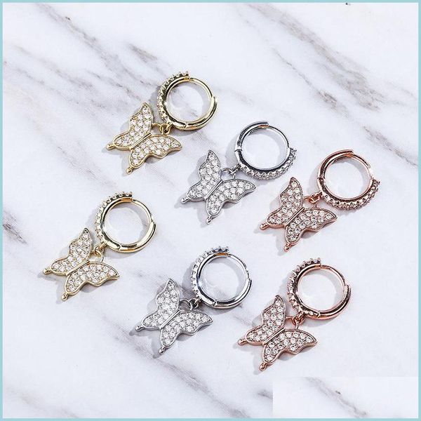 stud 1 pair iced butterfly earrings for women 14k gold vintage drop wedding party jewelry gift 3801 q2 delivery 2022 earring dhcmw, Golden;silver
stud 1 pair iced butterfly earrings for women 14k gold vintage drop wedding party jewelry gift 3801 q2 delivery 2022 earring dhcmw, Golden;silver