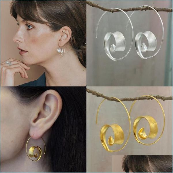 hoop huggie leaf spiral type hoop earring alloy gold sier plating lady statement earrings minimalist eardrop jewelry accessories 2 6 dhqay, Golden;silver
hoop huggie leaf spiral type hoop earring alloy gold sier plating lady statement earrings minimalist eardrop jewelry accessories 2 6 dhqay, Golden;silver