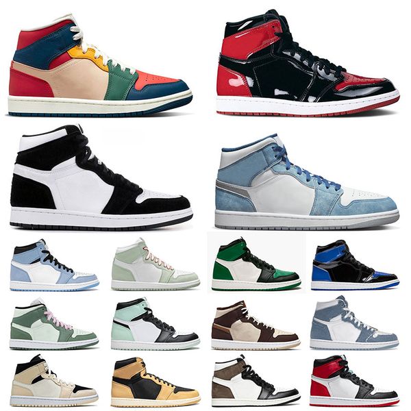 jumpman 1 mens womens basketball shoes big size 13 patent bred 1s panda ts x fragment cream dark chocolate mid dutch green sports sneakers, Black
jumpman 1 mens womens basketball shoes big size 13 patent bred 1s panda ts x fragment cream dark chocolate mid dutch green sports sneakers, Black