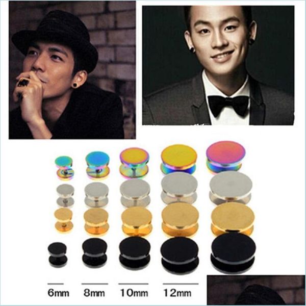 stud stud 10pcs stainless steel faux fake ear plugs flesh tunnel gauges tapers stretcher earring 614mm piercing jewelry fnjnm jphvb 2 dh0a6, Golden;silver
stud stud 10pcs stainless steel faux fake ear plugs flesh tunnel gauges tapers stretcher earring 614mm piercing jewelry fnjnm jphvb 2 dh0a6, Golden;silver