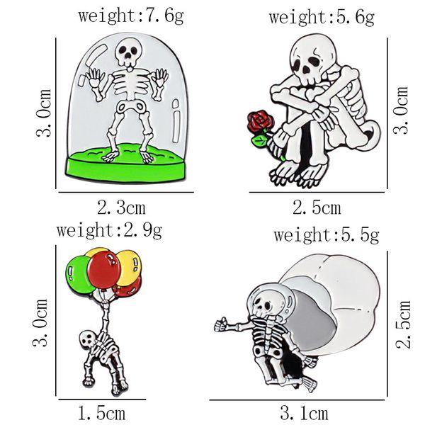 cute skull vintage with balloon brooches pin for women kids fahsion jewelry shirt coat dress denim bag decor metal enamel pin, Gray
cute skull vintage with balloon brooches pin for women kids fahsion jewelry shirt coat dress denim bag decor metal enamel pin, Gray