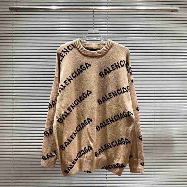 2022 sweater winter balemcigas autumn women ladies new cardigan fashion brand paris knitted men's women's crew neck letter jacquar, White;black
2022 sweater winter balemcigas autumn women ladies new cardigan fashion brand paris knitted men's women's crew neck letter jacquar, White;black