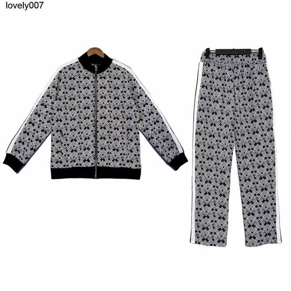men's designer tracksuits palmss irregular pattern ribbon jacket casual pants set angelss, Gray
men's designer tracksuits palmss irregular pattern ribbon jacket casual pants set angelss, Gray