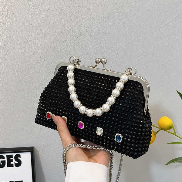purses autumn 2022 version diamond small square bag women's one shoulder leisure lovely pearl chain women
purses autumn 2022 version diamond small square bag women's one shoulder leisure lovely pearl chain women