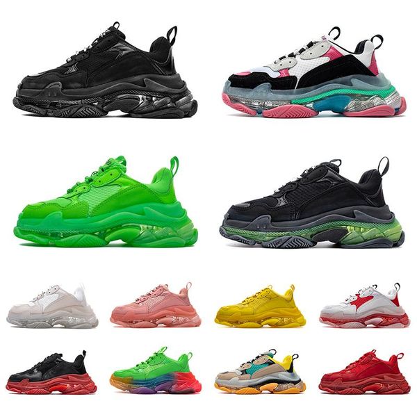 boot new fashion triple s mens women casual designers shoes vintage platform sneakers crystal bottom triple-s jogging trainers ggz b wnd, Black
boot new fashion triple s mens women casual designers shoes vintage platform sneakers crystal bottom triple-s jogging trainers ggz b wnd, Black