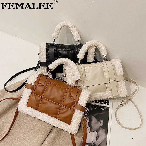 single package winter soft plush handle tote bag design lady belt decoration shoulder sac trendy panelled messenger purses female party hand
single package winter soft plush handle tote bag design lady belt decoration shoulder sac trendy panelled messenger purses female party hand