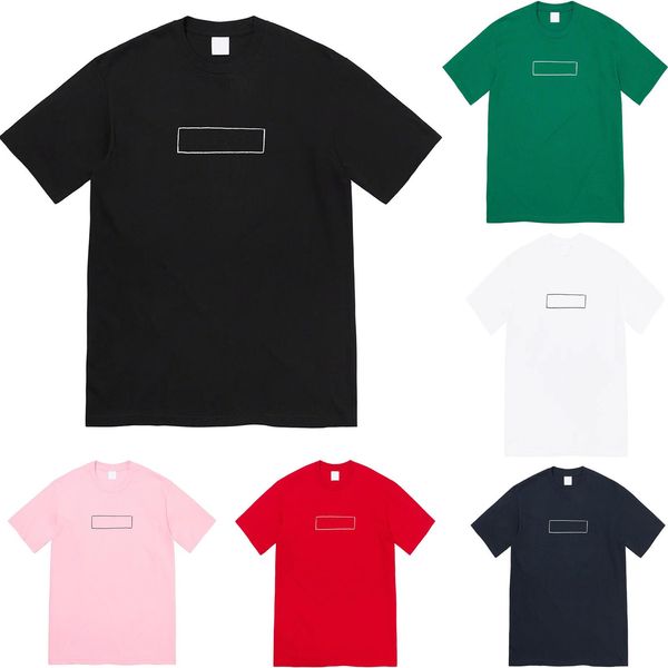 classic mens designer t shirt letter pattern printed casual popular short sleeves men woman tees 6 styles, White;black
classic mens designer t shirt letter pattern printed casual popular short sleeves men woman tees 6 styles, White;black