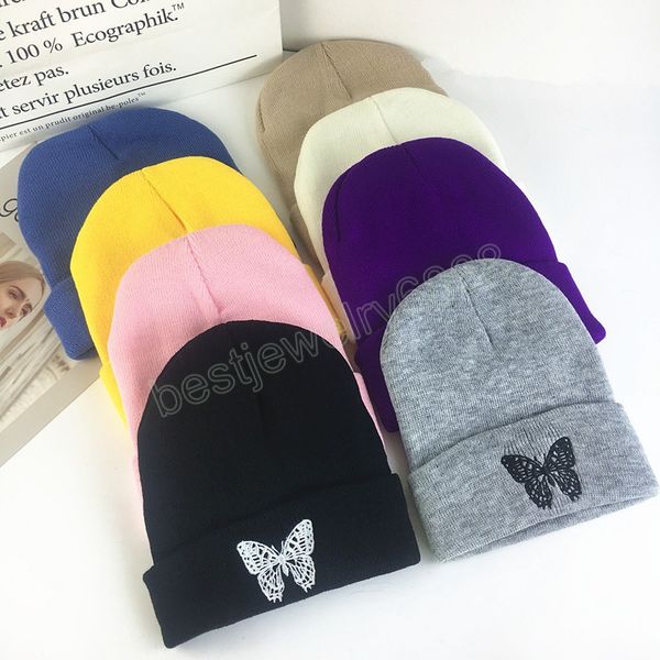 knitted beanies hat butterfly embroidery winter warm ski hats skullies caps soft elastic cap sport bonnet men women, Blue;gray
knitted beanies hat butterfly embroidery winter warm ski hats skullies caps soft elastic cap sport bonnet men women, Blue;gray