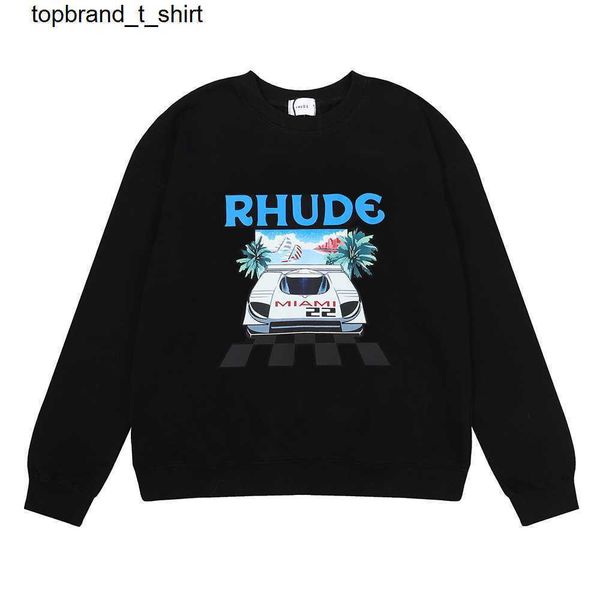 men's hoodies designer sweatshirts fashion brand rhude racing print round neck men women hoodie, Black
men's hoodies designer sweatshirts fashion brand rhude racing print round neck men women hoodie, Black