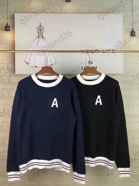 sweater womens designer sweater patchwork striped hem letter printed knitwear natural color long sleeve knitted sweaters brand women appare, White;black
sweater womens designer sweater patchwork striped hem letter printed knitwear natural color long sleeve knitted sweaters brand women appare, White;black