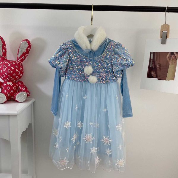 sets sets/suits girls' princess dress children's autumn winter snow flower embroidery yarn knitted woolen headdress, White
sets sets/suits girls' princess dress children's autumn winter snow flower embroidery yarn knitted woolen headdress, White