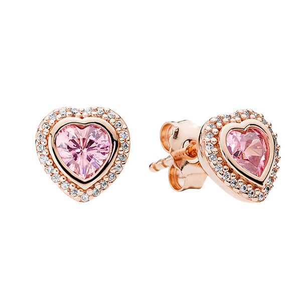 rose gold sparkling heart stud earring set with original box for pandora real 925 sterling silver women girls wedding gift designer jewelry, Golden;silver
rose gold sparkling heart stud earring set with original box for pandora real 925 sterling silver women girls wedding gift designer jewelry, Golden;silver