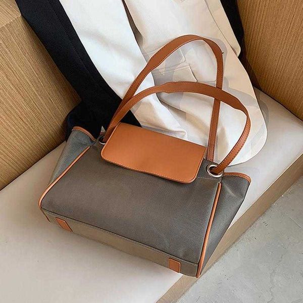 single package fashion contrast color women's shoulder bag large capacity bucket tote s for 2020 new oxford handbgas shopper c0308
single package fashion contrast color women's shoulder bag large capacity bucket tote s for 2020 new oxford handbgas shopper c0308