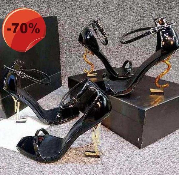 luxury designer yy paris metal letters sandals women dress shoes fashion genuine leather sl open toe high heels bridal wedding banquet, Black
luxury designer yy paris metal letters sandals women dress shoes fashion genuine leather sl open toe high heels bridal wedding banquet, Black