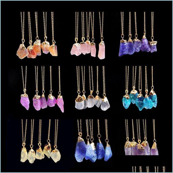 pendant necklaces colorf natural stone crystal necklace women pendant necklaces white pink quartz healing chakra men jewelry gift 191 dhx6b, Silver
pendant necklaces colorf natural stone crystal necklace women pendant necklaces white pink quartz healing chakra men jewelry gift 191 dhx6b, Silver