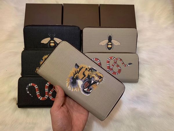men animal wallet leather black snake tiger bee wallets women long style purse wallet card holders with gift box, Red;black
men animal wallet leather black snake tiger bee wallets women long style purse wallet card holders with gift box, Red;black