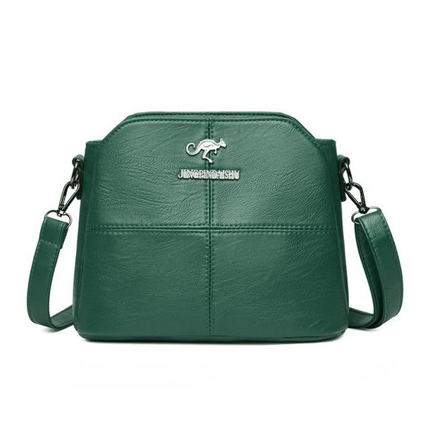 2022 solid leather small crossbody bags for women multi-pocket simple messenger bag designer casual shoulder bags sac a main green
2022 solid leather small crossbody bags for women multi-pocket simple messenger bag designer casual shoulder bags sac a main green