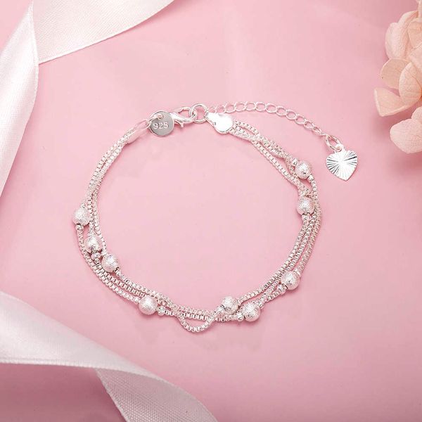beaded strands special offer pretty lucky beads box chain 925 sterling silver bracelet for women fashion wedding accessories party jewelry g, Black
beaded strands special offer pretty lucky beads box chain 925 sterling silver bracelet for women fashion wedding accessories party jewelry g, Black