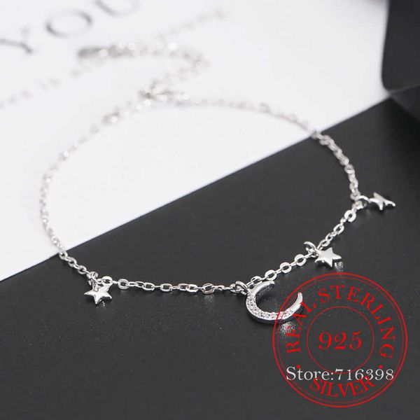 beaded strands 925 sterling silver prevent allergy crystal star moon charm bracelet bangle for women girl wedding christmas l221012, Black
beaded strands 925 sterling silver prevent allergy crystal star moon charm bracelet bangle for women girl wedding christmas l221012, Black