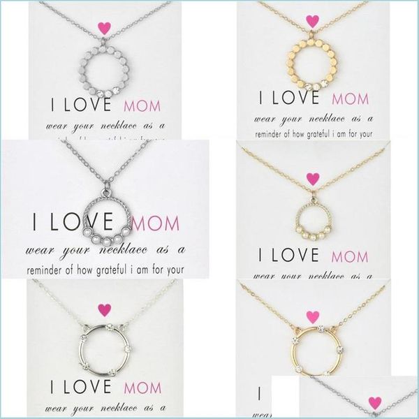 pendant necklaces i love mom circle pendant choker necklaces with card gold sier cz chain for women fashion jewelry mothers day gift dhid2, Silver
pendant necklaces i love mom circle pendant choker necklaces with card gold sier cz chain for women fashion jewelry mothers day gift dhid2, Silver