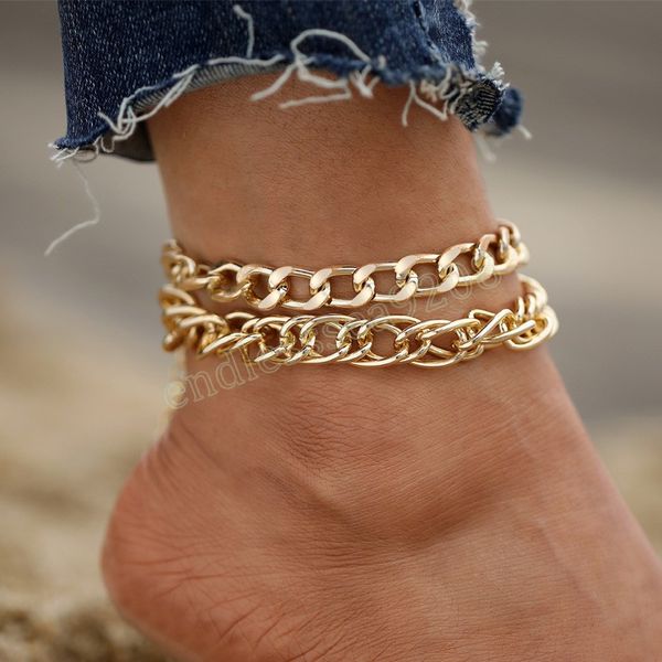 hiphop gold color double layers chain anklet for women punk ankle bracelet leg foot chain anklets jewelry gifts, Red;blue
hiphop gold color double layers chain anklet for women punk ankle bracelet leg foot chain anklets jewelry gifts, Red;blue