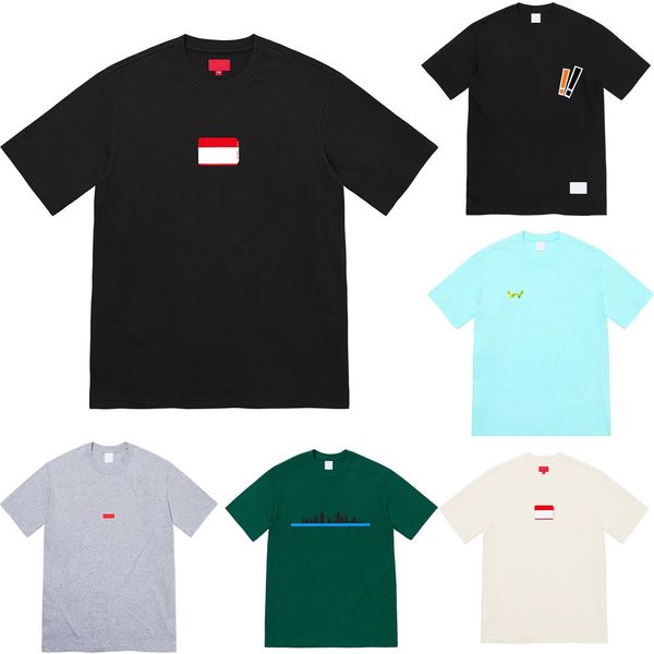 summer classic t shirt color box letter printed fashion brand clothing casual simple breathable mens woman tees 22 styles., White;black
summer classic t shirt color box letter printed fashion brand clothing casual simple breathable mens woman tees 22 styles., White;black
