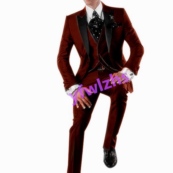customize tuxedo one button handsome peak lapel groom tuxedos men suits wedding/prom/dinner man blazer jacket pants tie vest w1175, Black;gray
customize tuxedo one button handsome peak lapel groom tuxedos men suits wedding/prom/dinner man blazer jacket pants tie vest w1175, Black;gray