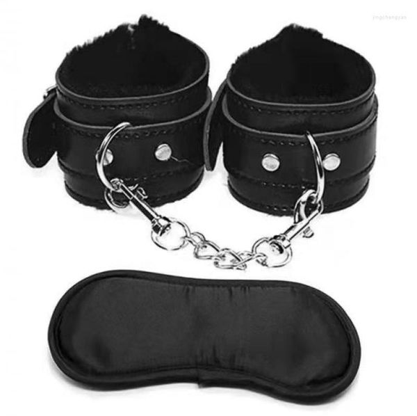 bangle bracelet toys bundled leather handcuffs eye mask men and women passionate alternative flirting props, Black
bangle bracelet toys bundled leather handcuffs eye mask men and women passionate alternative flirting props, Black