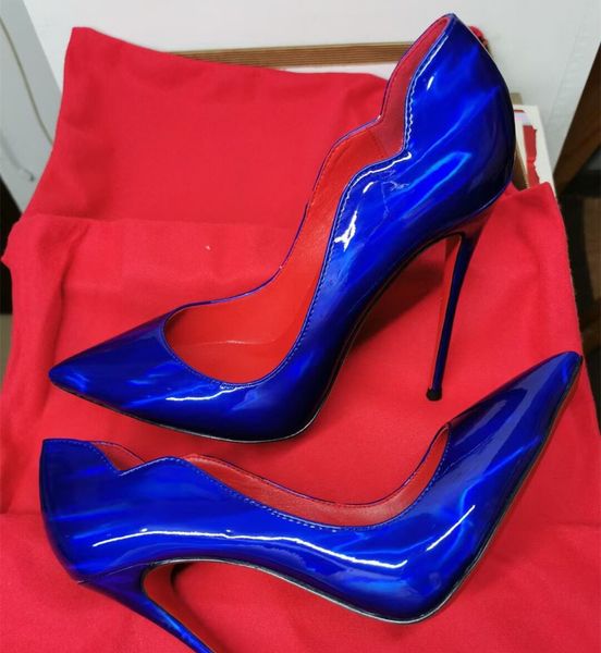 new brand pumps women high heel shoes red blue laser patent leathers thin heels 8cm 10cm 12cm pointed shallow mouth single shoes soft leathe, Black
new brand pumps women high heel shoes red blue laser patent leathers thin heels 8cm 10cm 12cm pointed shallow mouth single shoes soft leathe, Black