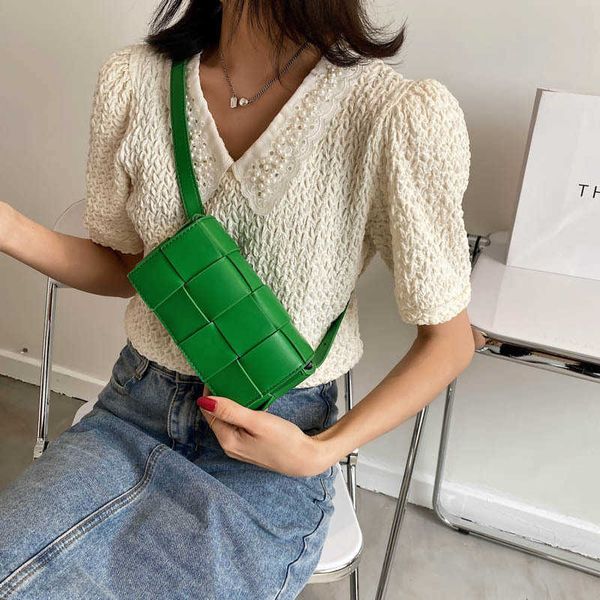 evening bags leather woven small waist bags for women luxury brand bag luxury weave cassette waist belt bag trend chest pouch female l221014
evening bags leather woven small waist bags for women luxury brand bag luxury weave cassette waist belt bag trend chest pouch female l221014