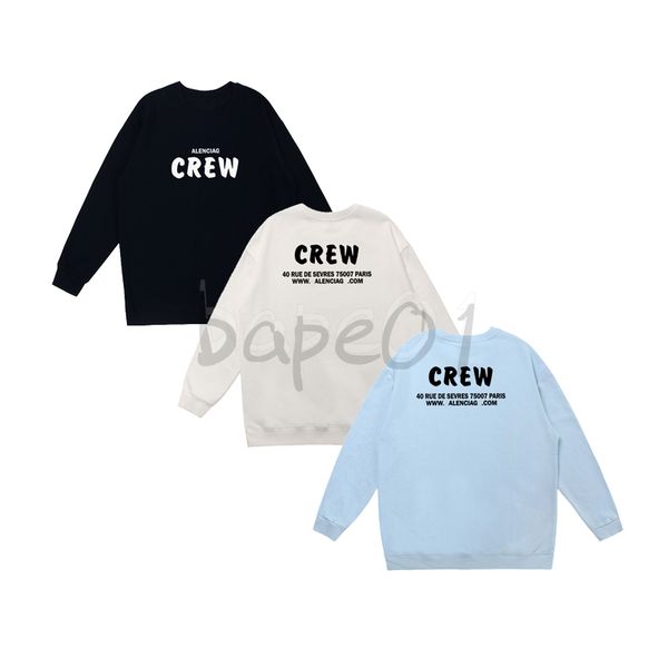 luxury designer mens long sleeve sweatshirt fashion simple letter print sweatshirt crew neck pullover casual black white blue asian size
luxury designer mens long sleeve sweatshirt fashion simple letter print sweatshirt crew neck pullover casual black white blue asian size