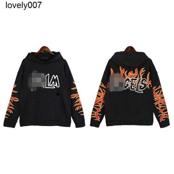 men's hoodies designer sweatshirts brand palmss flame letter washed old hooded sweater shirts for men women hoodies angelss, Black
men's hoodies designer sweatshirts brand palmss flame letter washed old hooded sweater shirts for men women hoodies angelss, Black