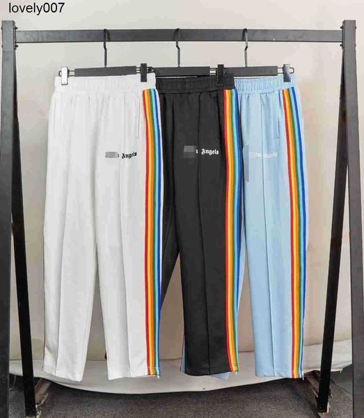 men's pants palmss designer stripe sports casual pants slim straight pants light blue ribbon angelss, Black
men's pants palmss designer stripe sports casual pants slim straight pants light blue ribbon angelss, Black